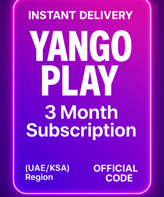 Yango Play 3 Month Subscription (UAE/KSA)