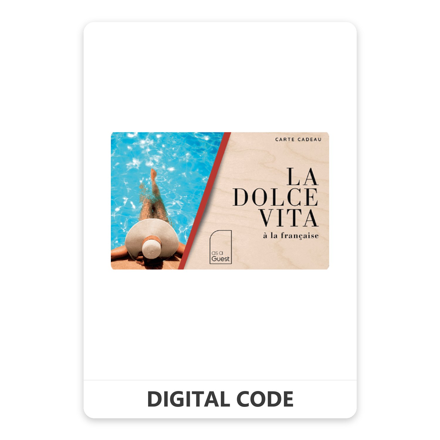 AS A GUEST 189 EUR
