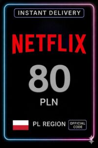 Netflix Gift Card 80 PLN