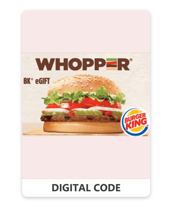 Burger King 5 – 100 USD