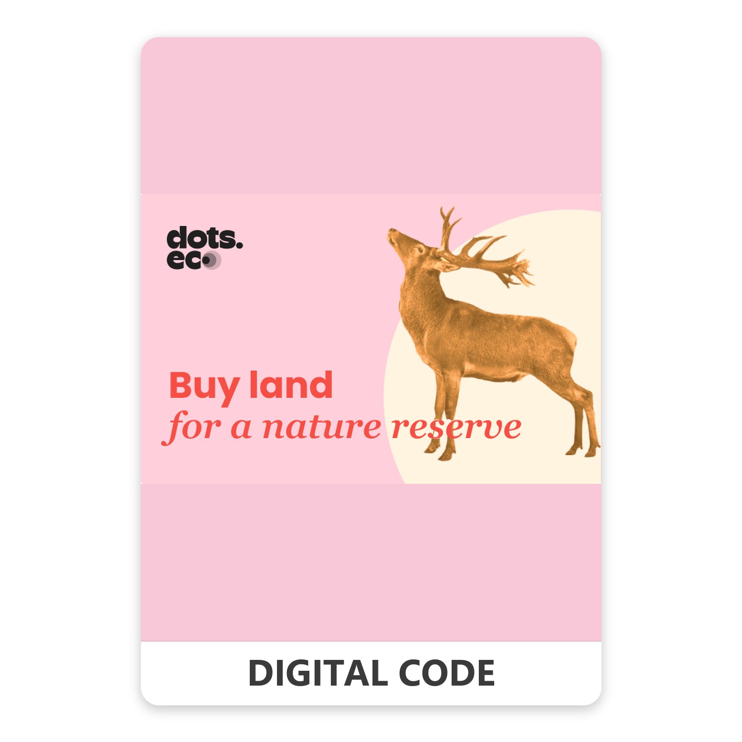 Buy land for nature 100 USD