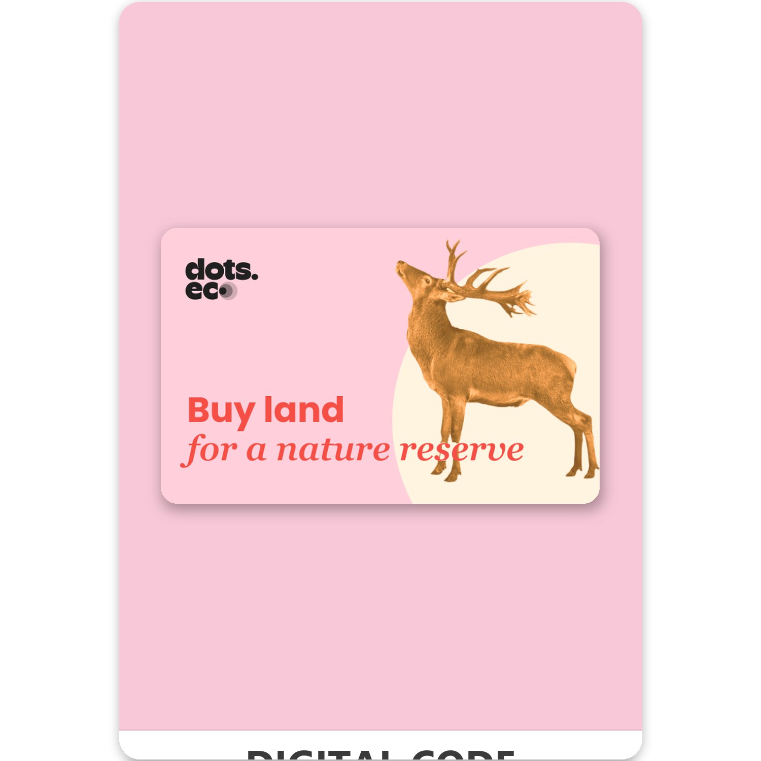 Buy land for nature 1 USD