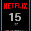 Netflix Gift Card - $15 (US)