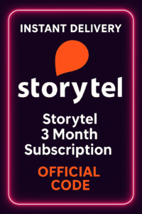 Storytel 3 Month Subscription | Tunisia - (North Africa)