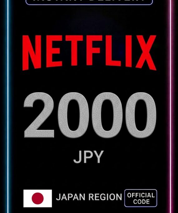 Netflix Gift Card 2000 JPY