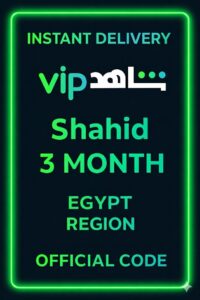 Shahid 3 MONTH (Egypt)
