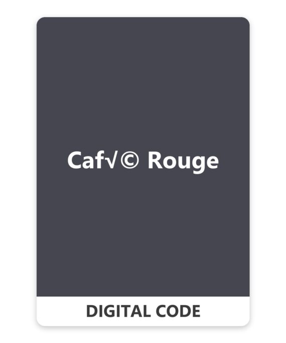 Café Rouge 1 – 500 GBP