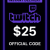 Twitch Gift Card 25$