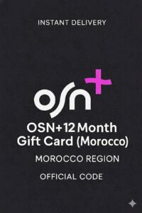 OSN+ 12 Month Gift Card (Morocco)