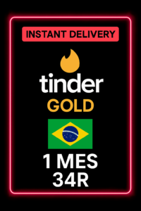 Tinder Gold 1 Mes 34R - Brazil