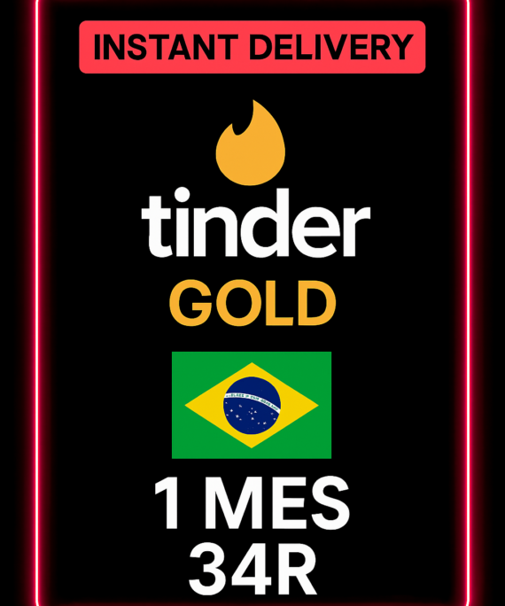 Tinder Gold 1 Mes 34R - Brazil