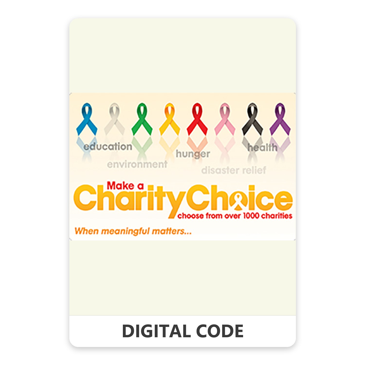 Charity Choice 5 – 500 USD