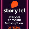 Storytel 12 Month Subscription | Egypt