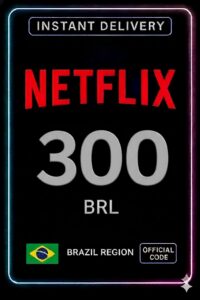 Netflix Gift Card 300 BRL BR