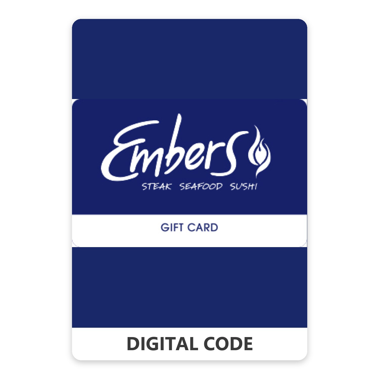 Embers Restaurant eGift 5 – 250 USD