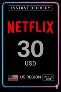 Netflix Gift Card - $30 (US)