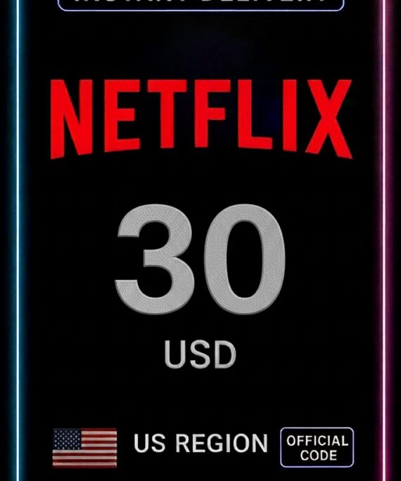 Netflix Gift Card - $30 (US)