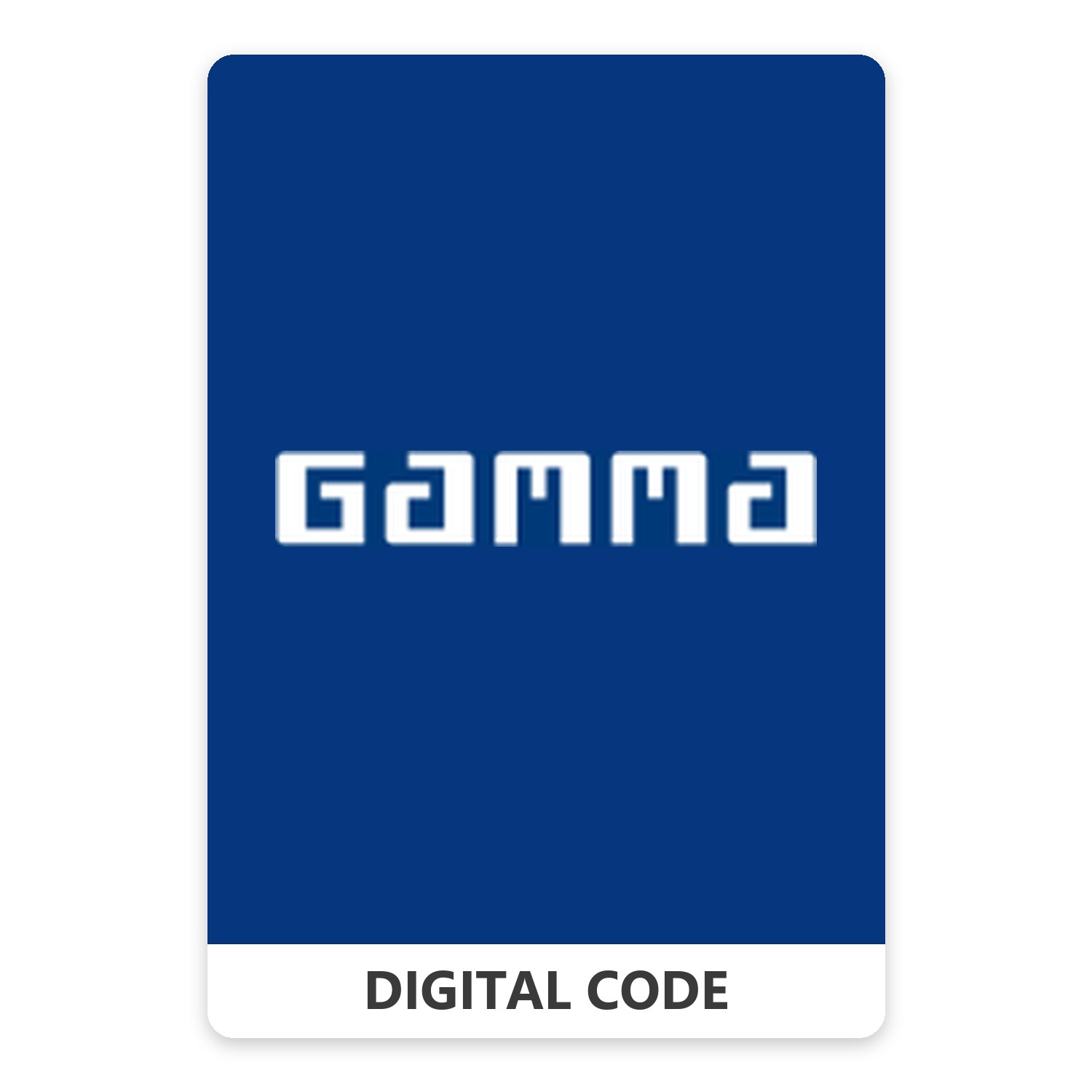 Gamma CAeaukaart BE 5 – 150 EUR