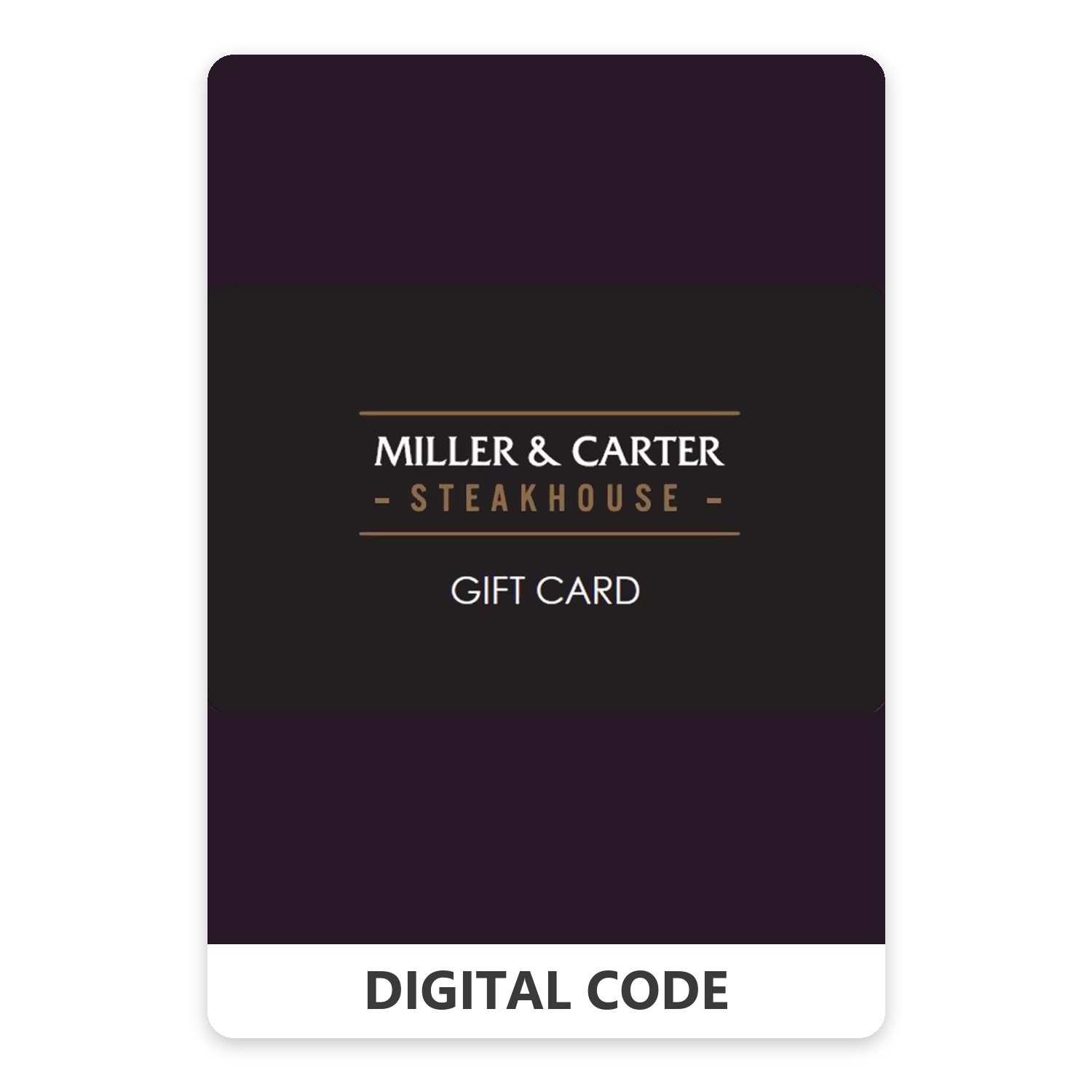 Miller & Carter Steakhouse 5 – 250 GBP