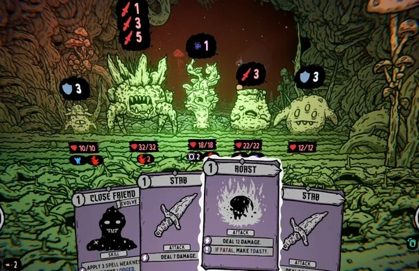 Shroom and Gloom Takes Root in Early Access: The Roguelike Where Two Card Decks Are Better Than One