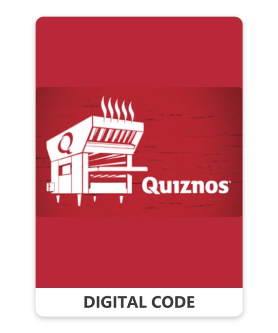 Quiznos eGift 10 – 500 USD
