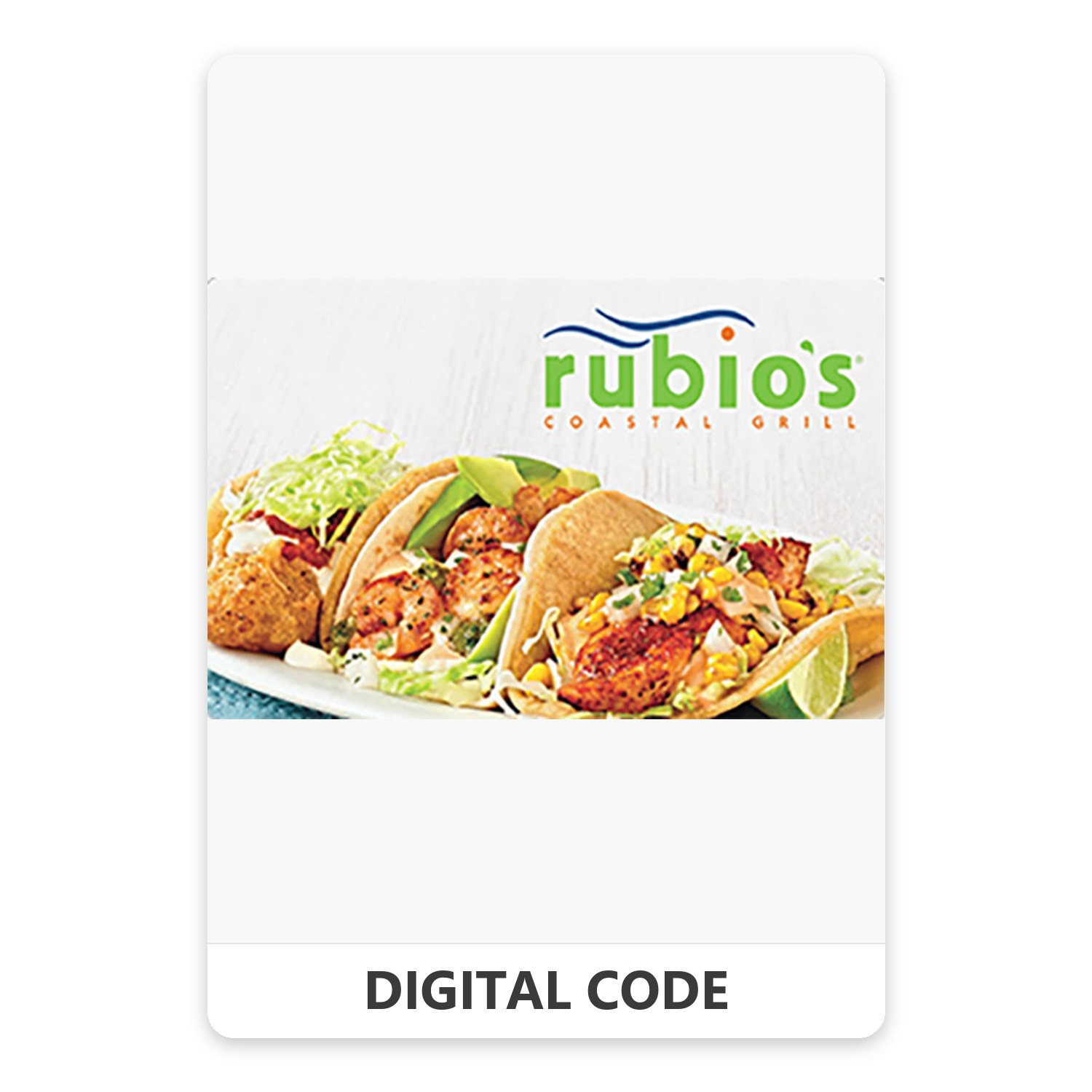 Rubio's Coastal Grill 5 – 250 USD