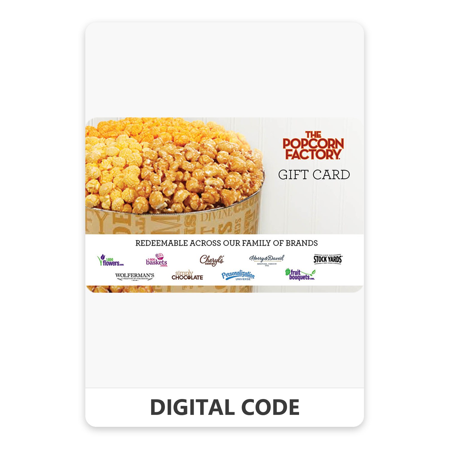The Popcorn Factory US 5 – 200 USD