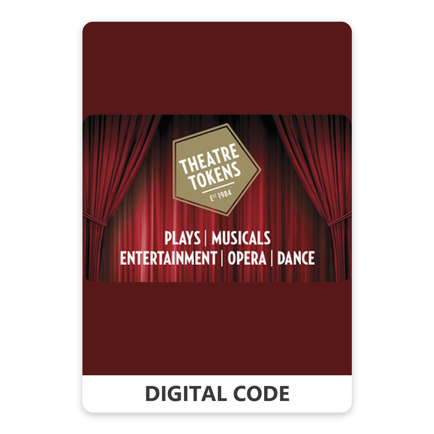 Theatre Tokens 5 – 500 GBP