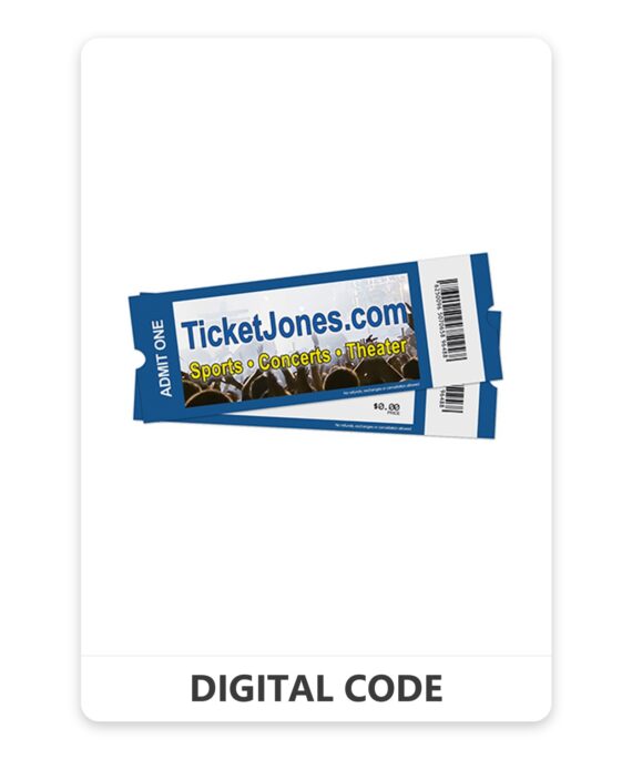 Ticket Jones 50 – 200 GBP