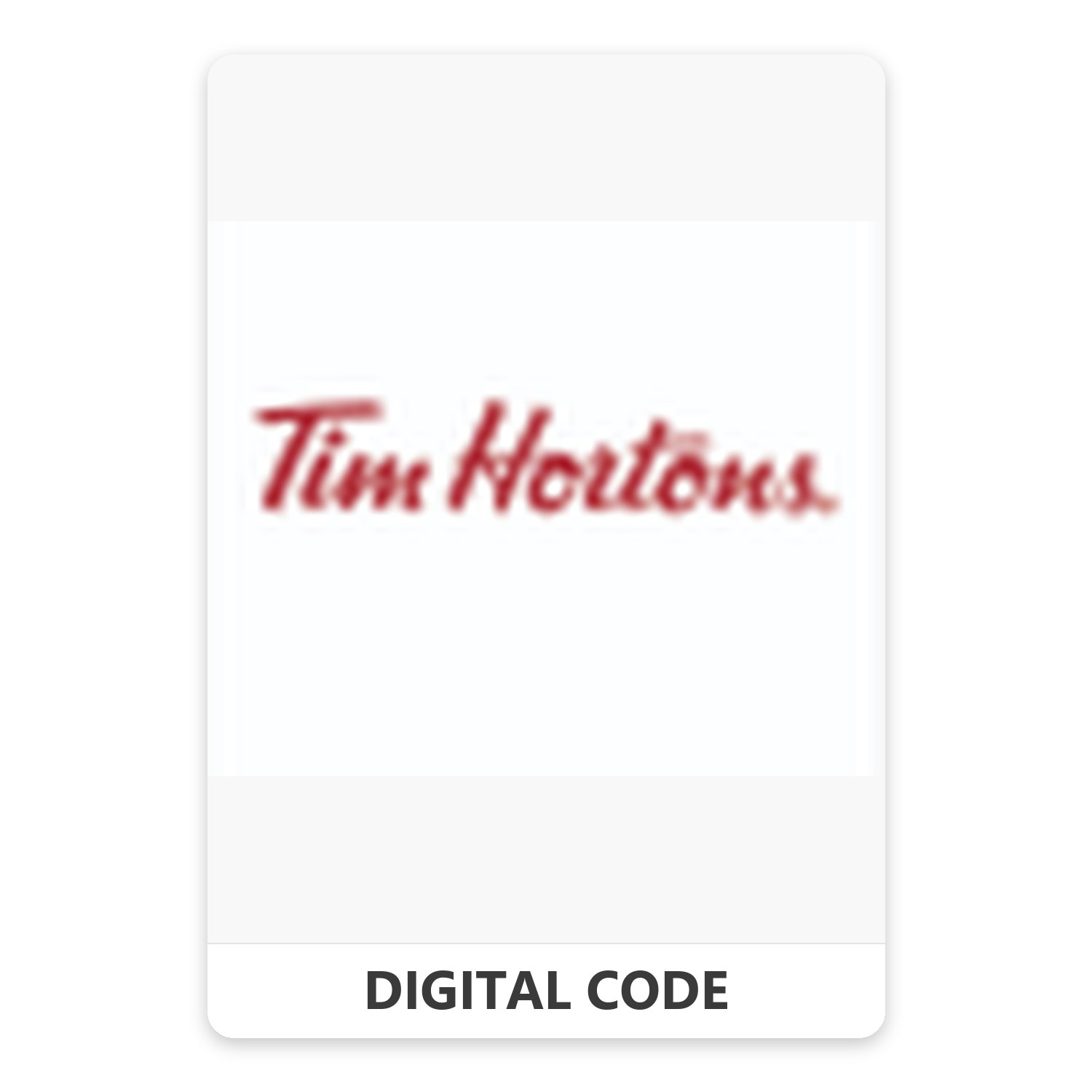 Tim Hortons CA 5 – 100 CAD