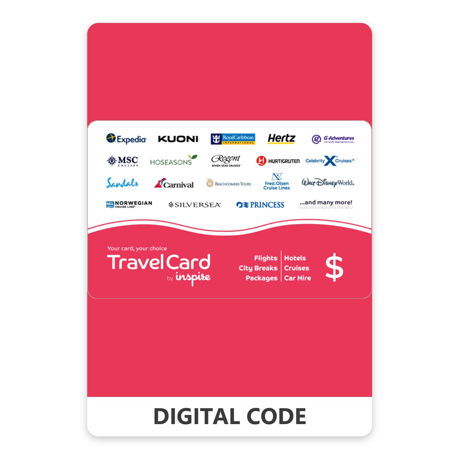 Travelcard by Inspire $1-$3000 1 – 3000 USD