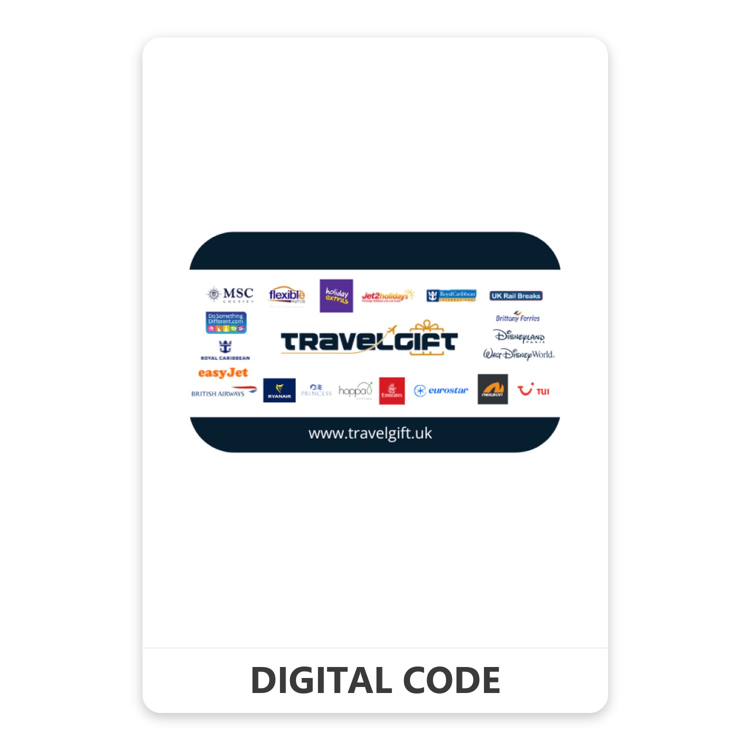 Travelgift 10 – 1000 GBP